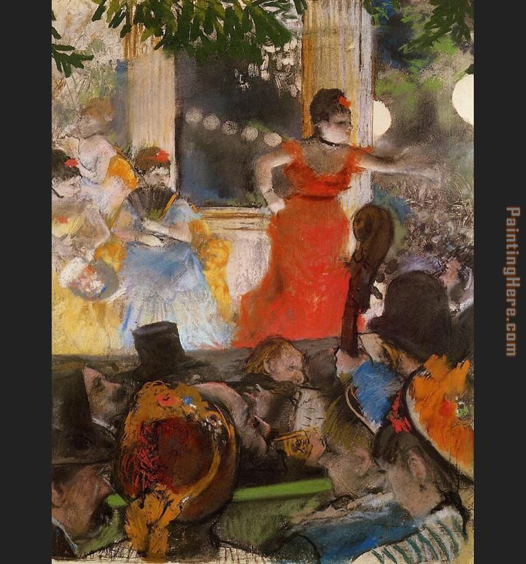 Edgar Degas Cafe Concert - At Les Ambassadeurs